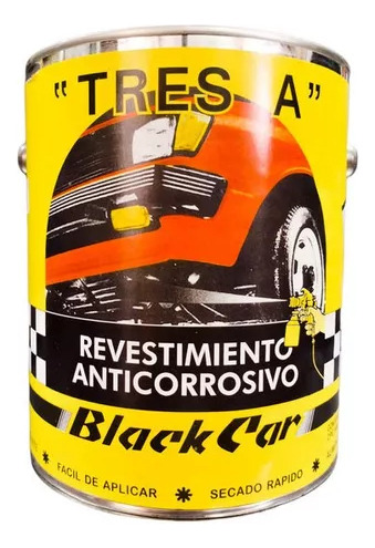 Asfalto Anticorrosivo Sureca Black Car Triple A Galón 