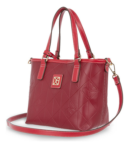 Bolsa Crossbody Cloe Khufra I Mediano Color Bordó