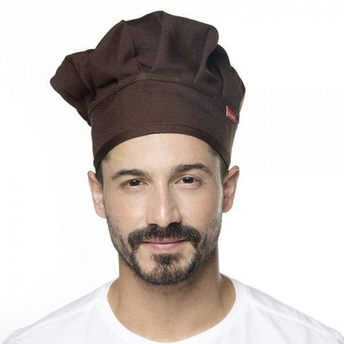 Chapeu Do Chef - Touca Mestre Cuca Marrom Unisex Regulavel