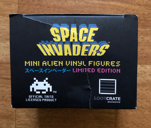 Space Invaders Vintage Figura De Vinyl 