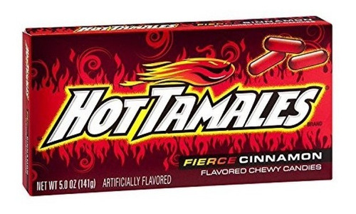 Hot Tamales Fierce Cinnamon Chewy Candy 5oz Importado 1230
