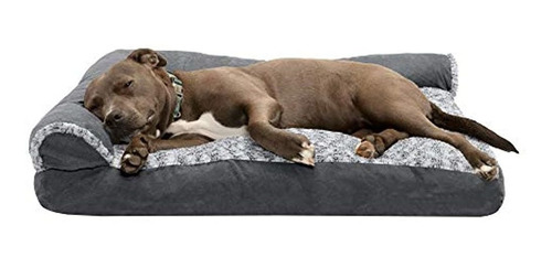 Cama Para Perros Furhaven | Almohada De Lujo Cojin Chaise L