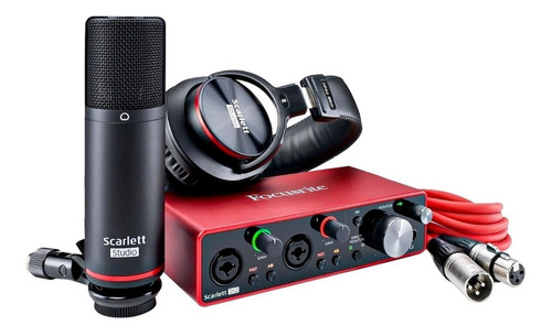 Focusrite Scarlett 2i2 Studio 3 Gen Kit De Grabacion Estudio