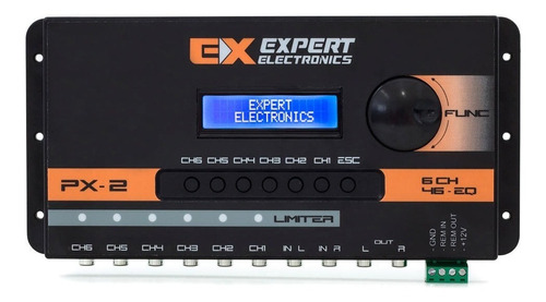 Processador Equalizador Banda Expert Px2 Limiter 6 Canais