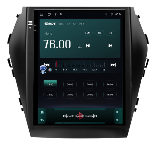 Multimídia Tesla 2mix Santa Fé 14 A 19 Octacore 6+128gb 9.7'