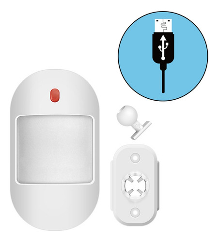 Detector De Alarma Con Sensor De Movimiento Pir Inalámbrico