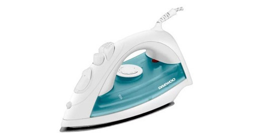 Imagen 2 de 3 de Plancha A Vapor Daewoo Si-5446 Doméstica Voltaje 220 Color Blanco