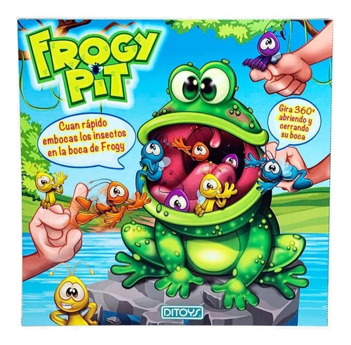 Juego De Mesa Frogy Pit Ditoys