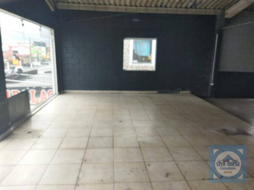 Galpão Para Alugar, 280 M² Por R$ 5.400,00/mês - Vila São Jorge - São Vicente/sp - Ga0044