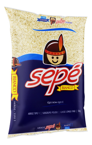 Arroz Polido Tipo 1 Sepé Bianco Pacote 5kg