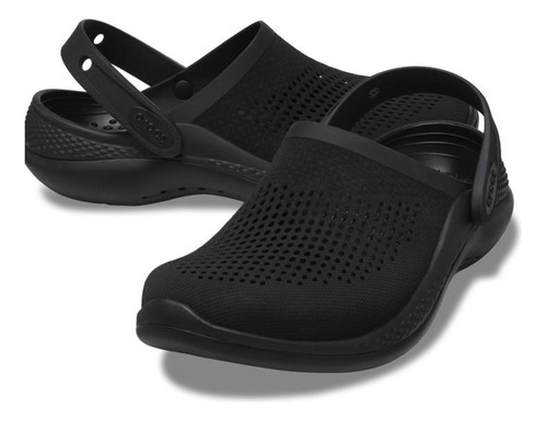 Sandália Crocs Lite Ride 360 Clog Black/black