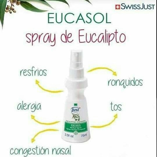 Eucasol Swiss Just Spray De Eucalipto Original Envío Gratis