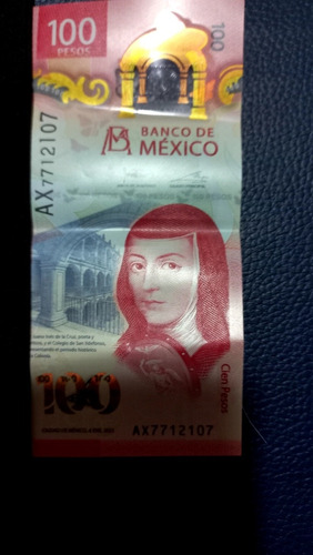 Billete De 100 Pesos Ax (coleccion)