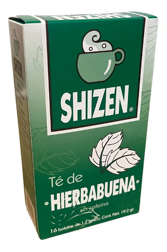 Té Shizen | Sabor Hierbabuena | Pack De 9 Cajitas