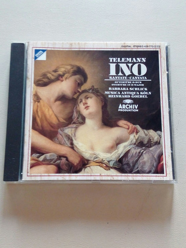 Telemann Ino Kantate Cantata Cd Archiv Alemania Frpt 