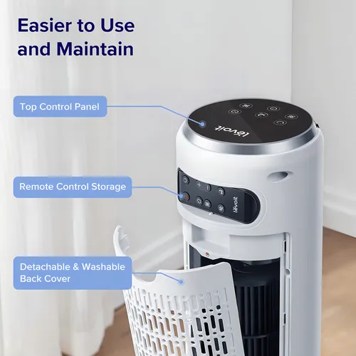 Levoit Ventilador De Torre Para Dormitorio, Ventilador De E