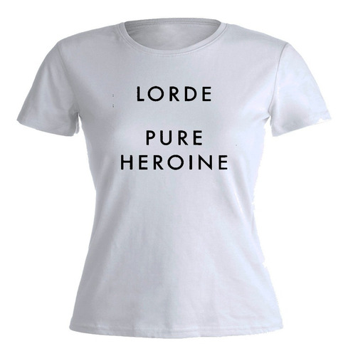Remera Mujer Algodón Lorde Art Pop Indie Synth 