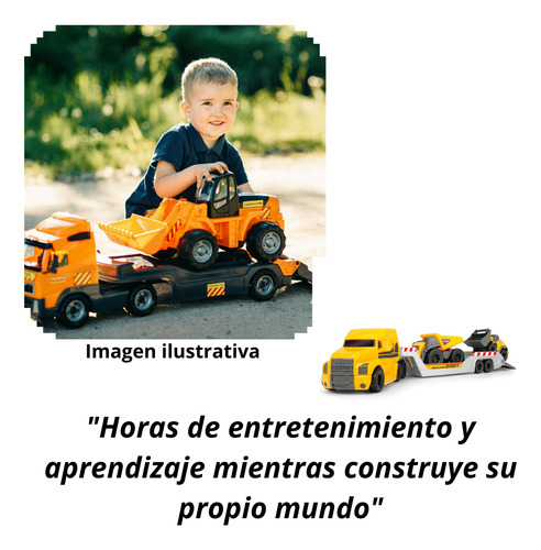 Camión De Construcción Mack Y Carga Volvo Dickie Toys Pack