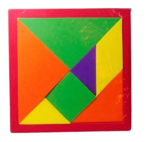 Tangram Didáctico De Foamy (20x20 Cm) 