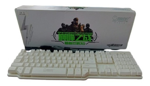 Teclado Mecánico Blanco Gamer Keyboard / Zerodate