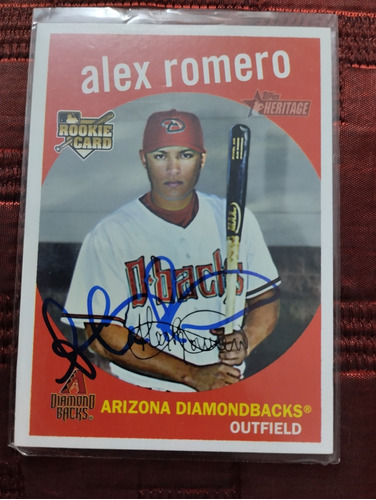2008 Topps Alex Romero #678 Autografiada 