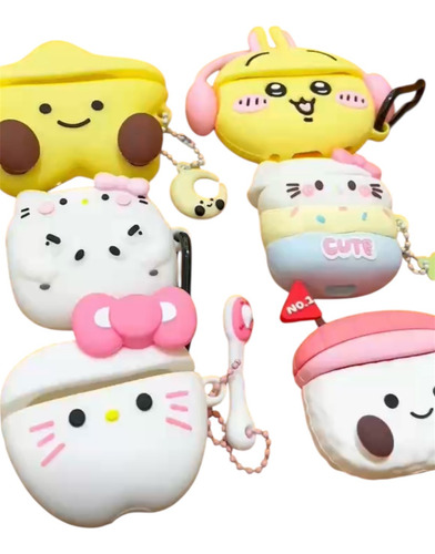 Funda Para Airpods 3 Diseños Animados Kitty Estrella