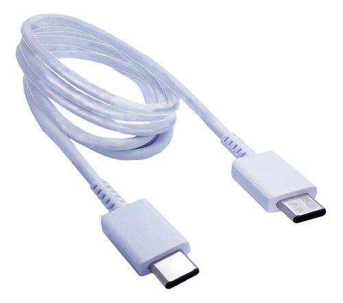 Cabo Usb Tipo C Para Tipo C A71 A80 S20 Note 10 S10 Lite Cor Branco