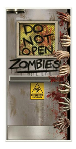 Beistle 00037 Zombies Lab Door Cover, 30 By 5-inch,