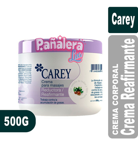 Carey Crema Corporal 500g Reductora Reafirmante