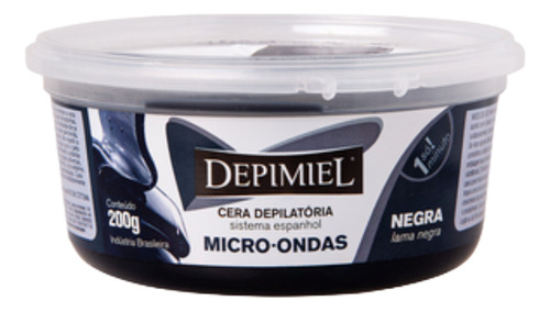 Depimiel Cera Depilatória Em Pérolas Negra 200g