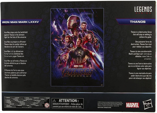 Hasbro Marvel Legends Avengers: Iron Man Mark 85 And Thanos