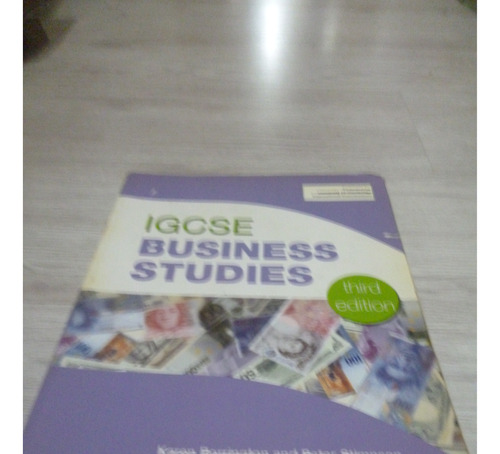 Igcse Business Studies - Borrington, Stimpson (ver Detalle)