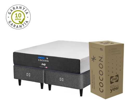 Sommier Y Colchon King (200x200) Cocoon Chill Box