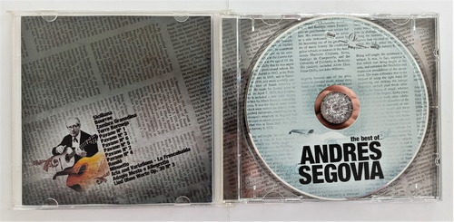 Andres Segovia Cd Guitarra Clasica Best Of Andres Segovia (Usado)