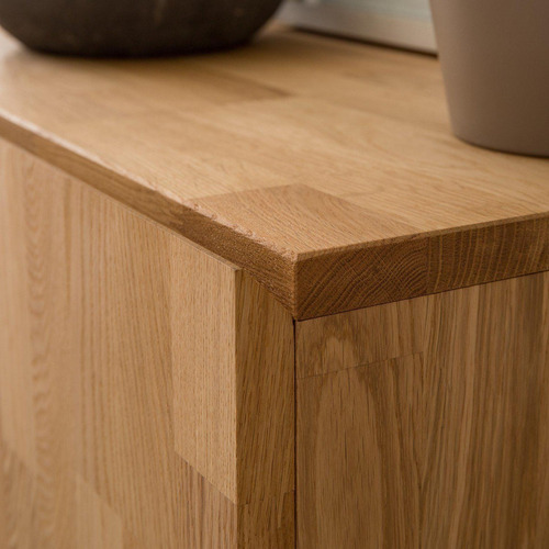Imagen 2 de 8 de Mueble Tv 100% Madera Maciza De Roble Ref: Maciza05