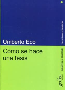 Libro Cómo Se Hace Una Tesis De Umberto Eco Ed: 1