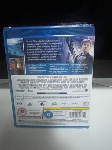 A.i. Inteligência Artificial Steven Spielberg Bluray Lacrado
