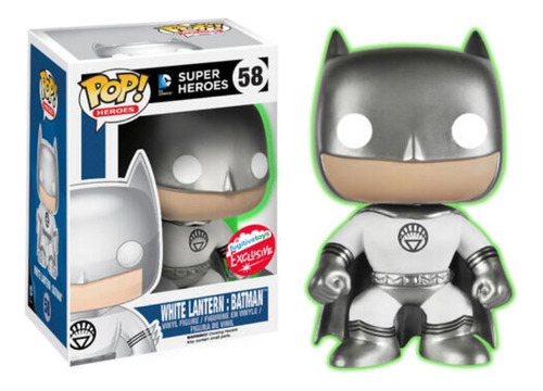 Funko Pop # 58 White Lantern : Batman Glow In The Dark Fugit