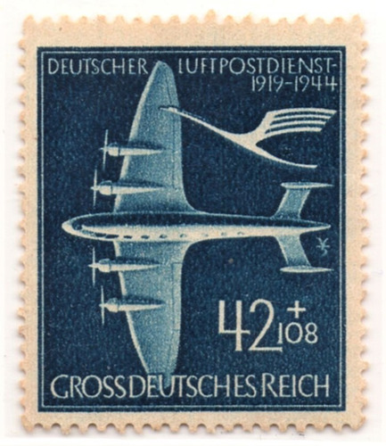 Alemania Estampilla Del Tercer Reich 1944 Correo Aéreo