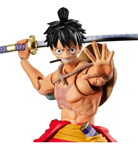 Boneco de ação Megahouse de PVC Luffy Taro One Piece