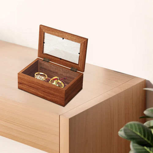 Caja De Almacenamiento De Madera Con Caja De Joyería De S