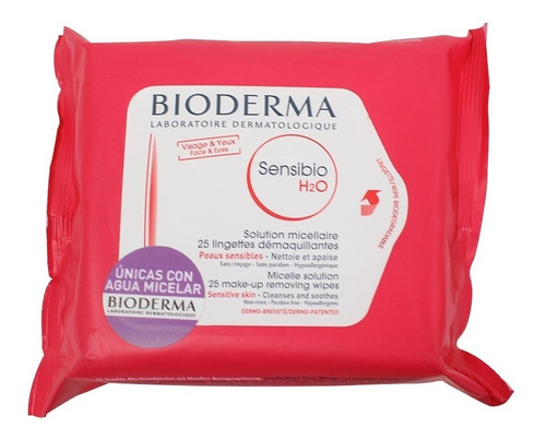 Toallas Desmaquillantes Bioderma Sensibio H2o X 25und