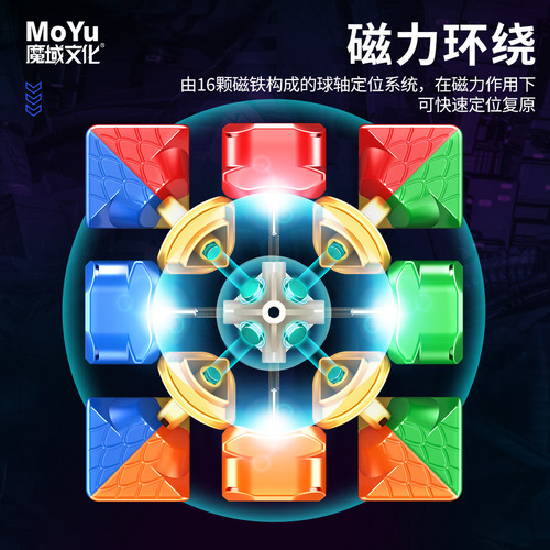 Cubo Rubik Magnético Moyu Culture Rs3m V5