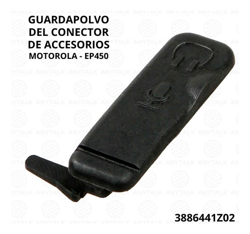 Cubierta Guardapolvo Conector De Accesorios Motorola Ep450