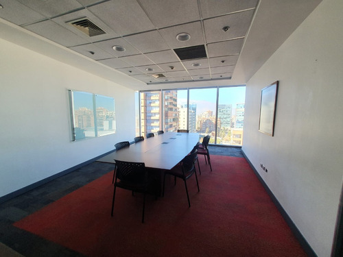 Oficina En Arriendo Nueva Las Condes, Con Muebles Metro Manq