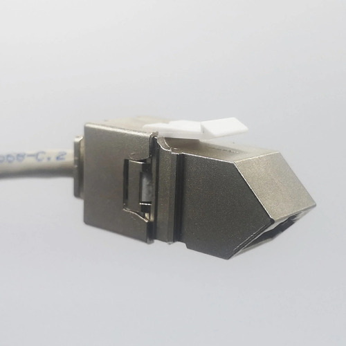 Jack Angular Satra Cat6a Blindado, Ansi/tia 568-c