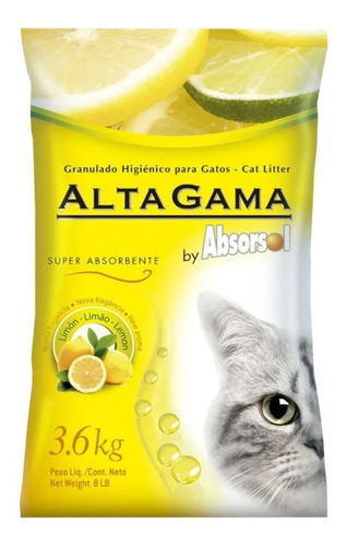 Absorsol Alta Gama Perfumada  Limon   3,6 Kg Nuska 