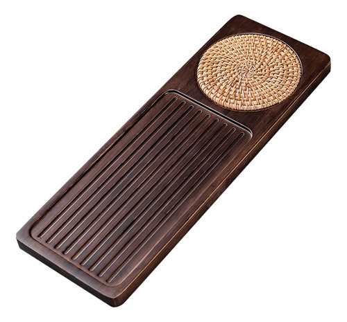 Bandeja Rectangular De Bambú Para Servir Té Chino, Tablero