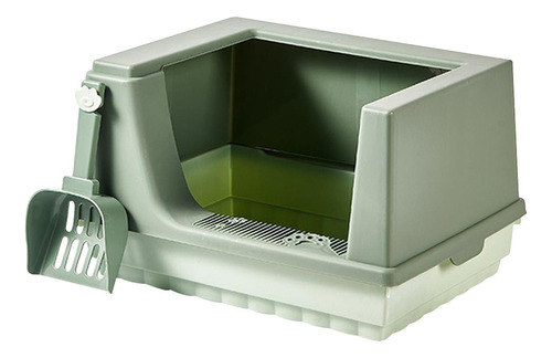 Caja De Arena Para Gatos Lados Altos A Prueba De L Verde