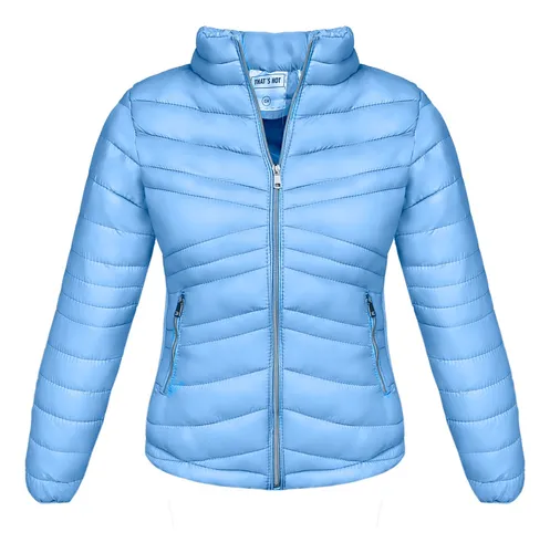 Chamarra azul mujer new arrivals